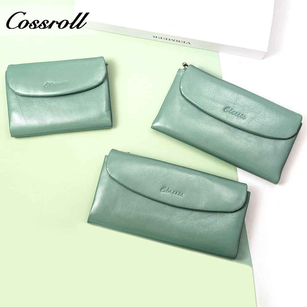 High Performance  ladies wallets wholesale  oil wax leather