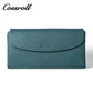 Classic Multicolor Europe Best Selling Long Ladies Genuine Leather Lychee Wallet