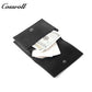 Diamond Quilted Genuine Leather Coin Card Wallet, Minimalist Portable Bifold Short Purse for Daily Commute