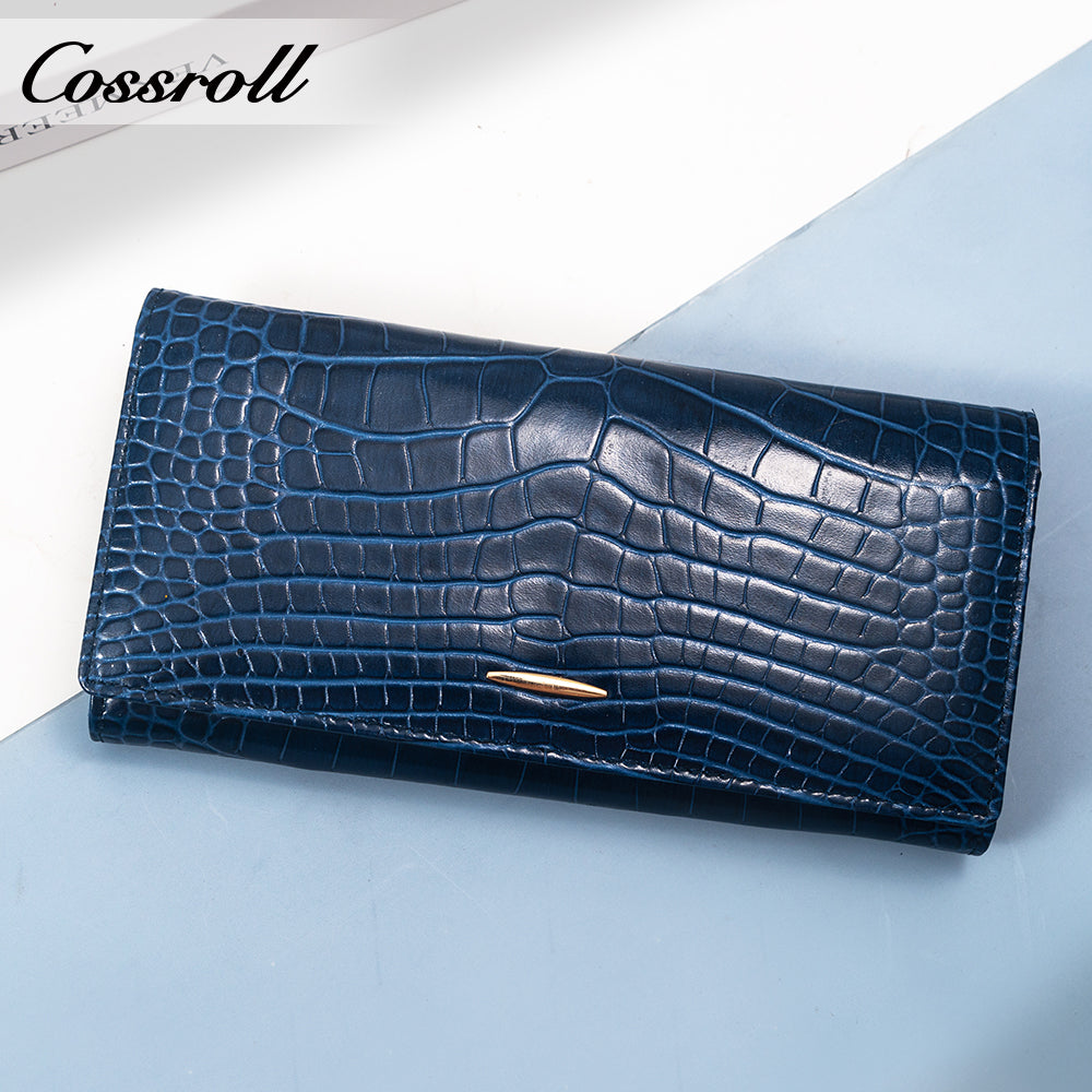 Genuine Special Price wallet for women leather  crocodile texture Genuine Leather