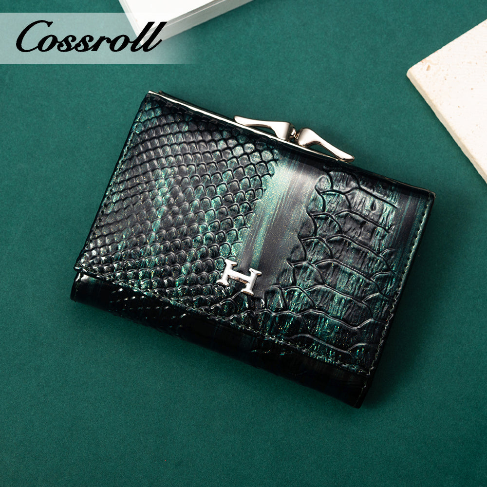 New Design Wholesale black leather  women's wallet With lower Price