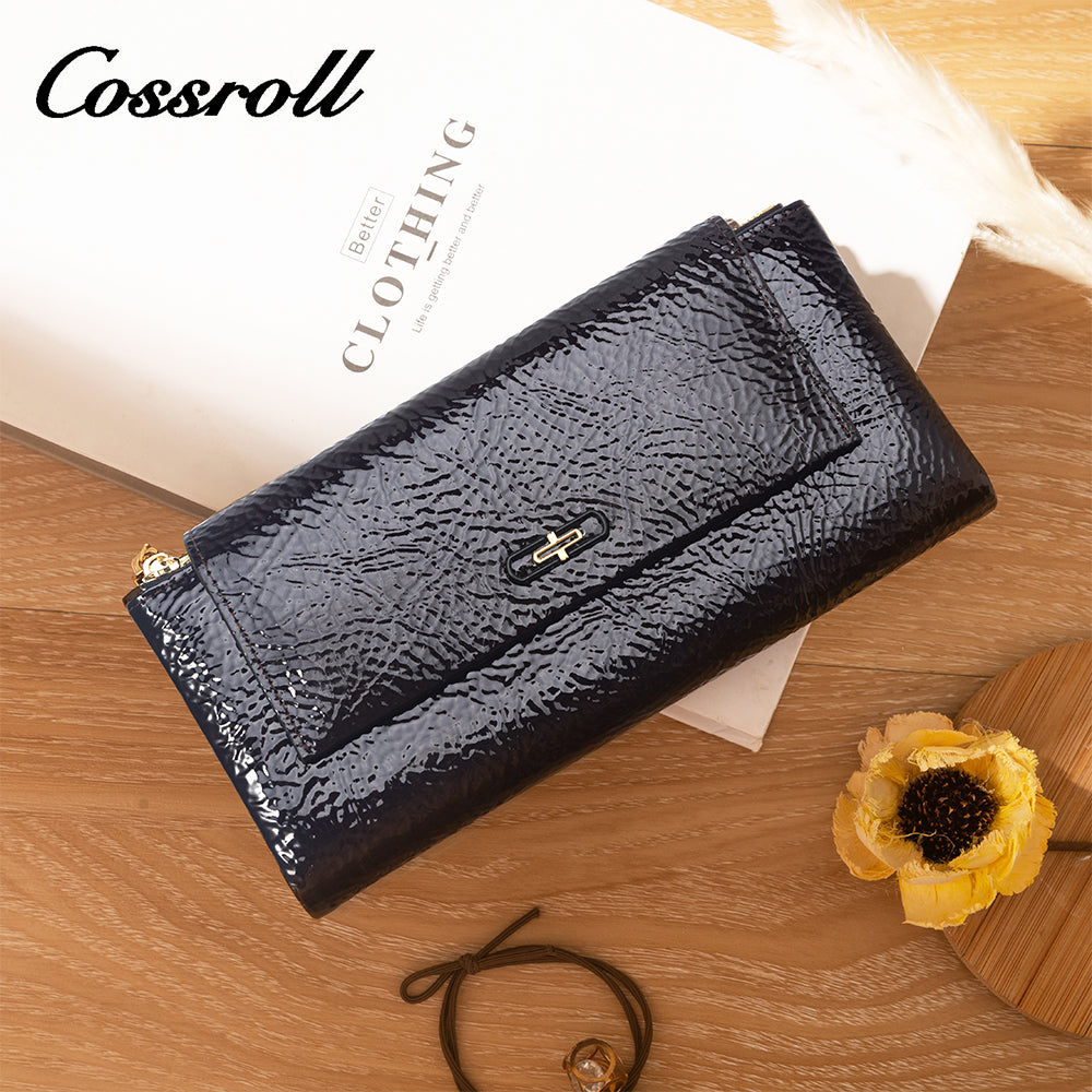 New Material black genuine leather wallets for women With Wholesale Price