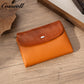 Women's Genuine Leather Coin Purse, Two-Tone Splicing, Multifunctional Card Holder