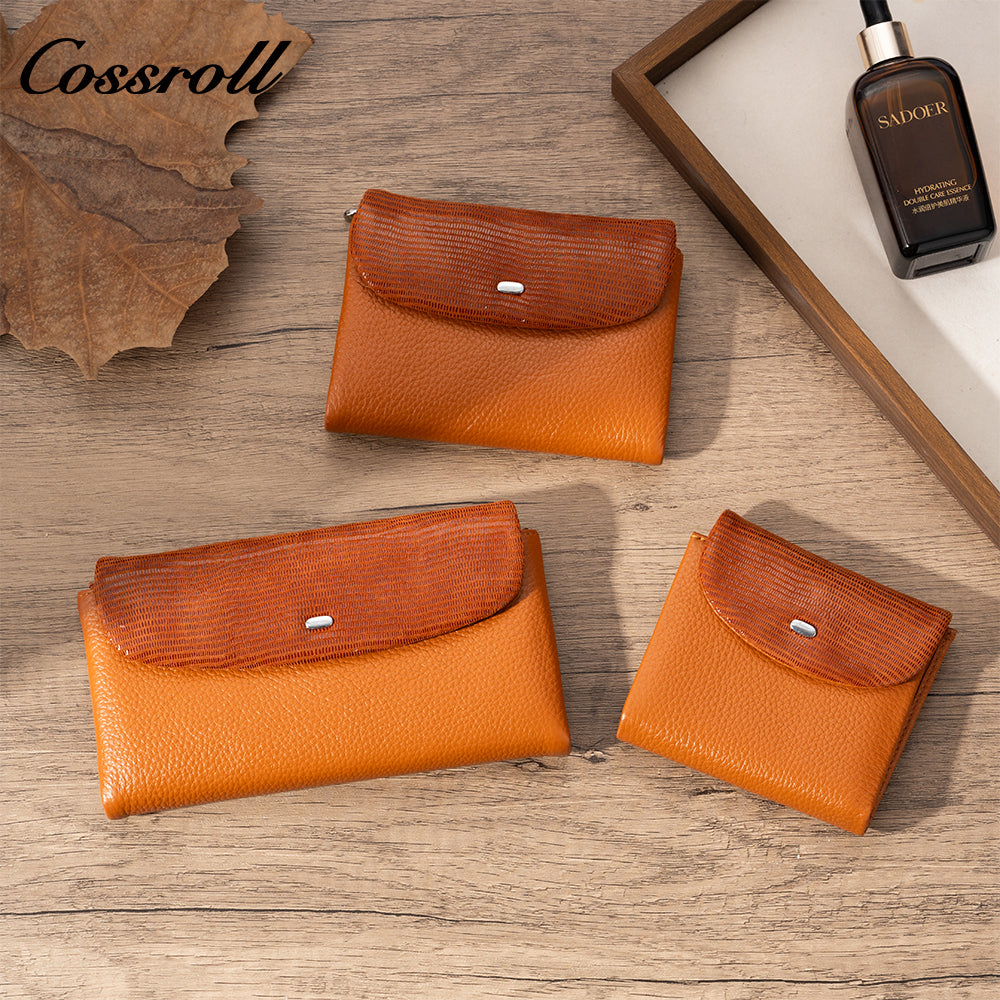 Minimalist Women's Genuine Leather Coin Purse Multi-Functional Card Holder