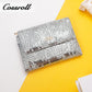 2024 Factory custom foreign trade new wallet female leather python wallet cowhide high-end wallet card bag certificate bag