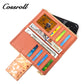 New factory custom printed leather money baotou layer cowhide change card bag cowhide hold women's purse custom