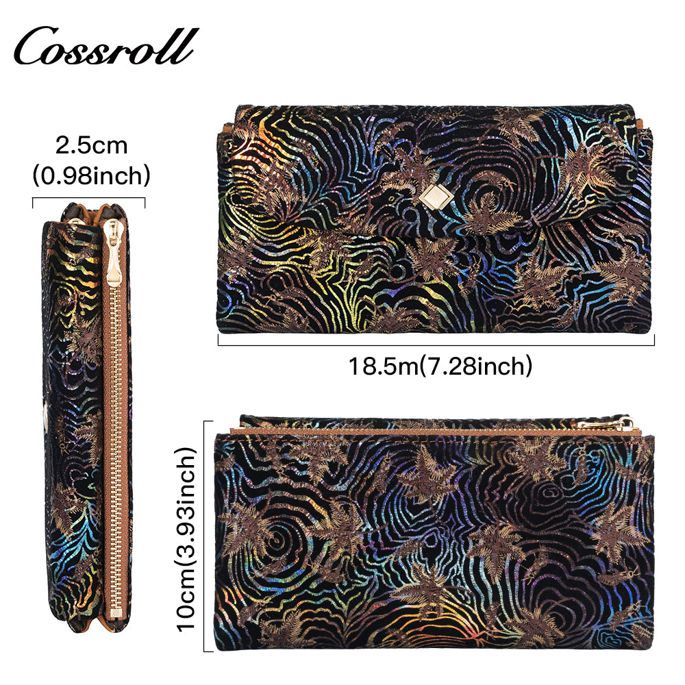 Customized High-End Leather Women's Wallets European market