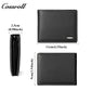 Factory customized cross-border head layer cowhide loose-leaf multi-card classic business wallet