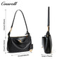 Crossbody Fashion Vegetable Tanned Leather rodeo Women's Bag Premium Feeling Hundred Underarm Bag Female New Commuter Shoulder Bag