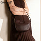 Vintage Crescent Bag, Chic Underarm Bag for Women with Unique Design, Soft Large-Capacity Commute Shoulder & Crossbody & Tote Bag