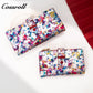 Most Popular best brand leather long  wallet female printing Genuine Leather