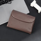 Women's wallet leather short wallet, fashionable soft leather, large capacity with multiple card slots.