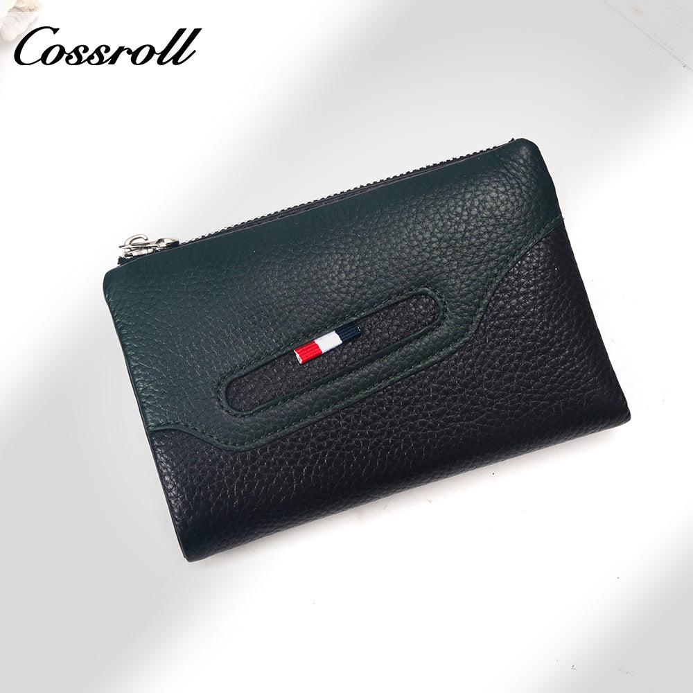 Wholesale High Quality  ladies purse  geniune leather wallet  Lychee leather