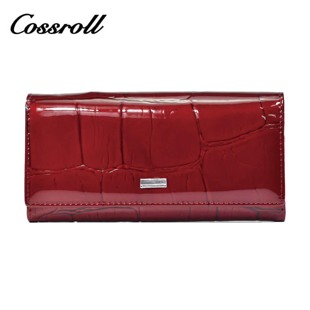 Women Patent Leather Wallet Manufacturer