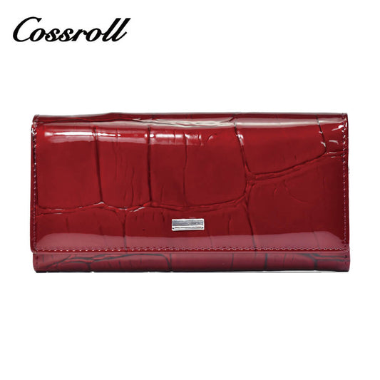 Women Patent Leather Wallet Manufacturer