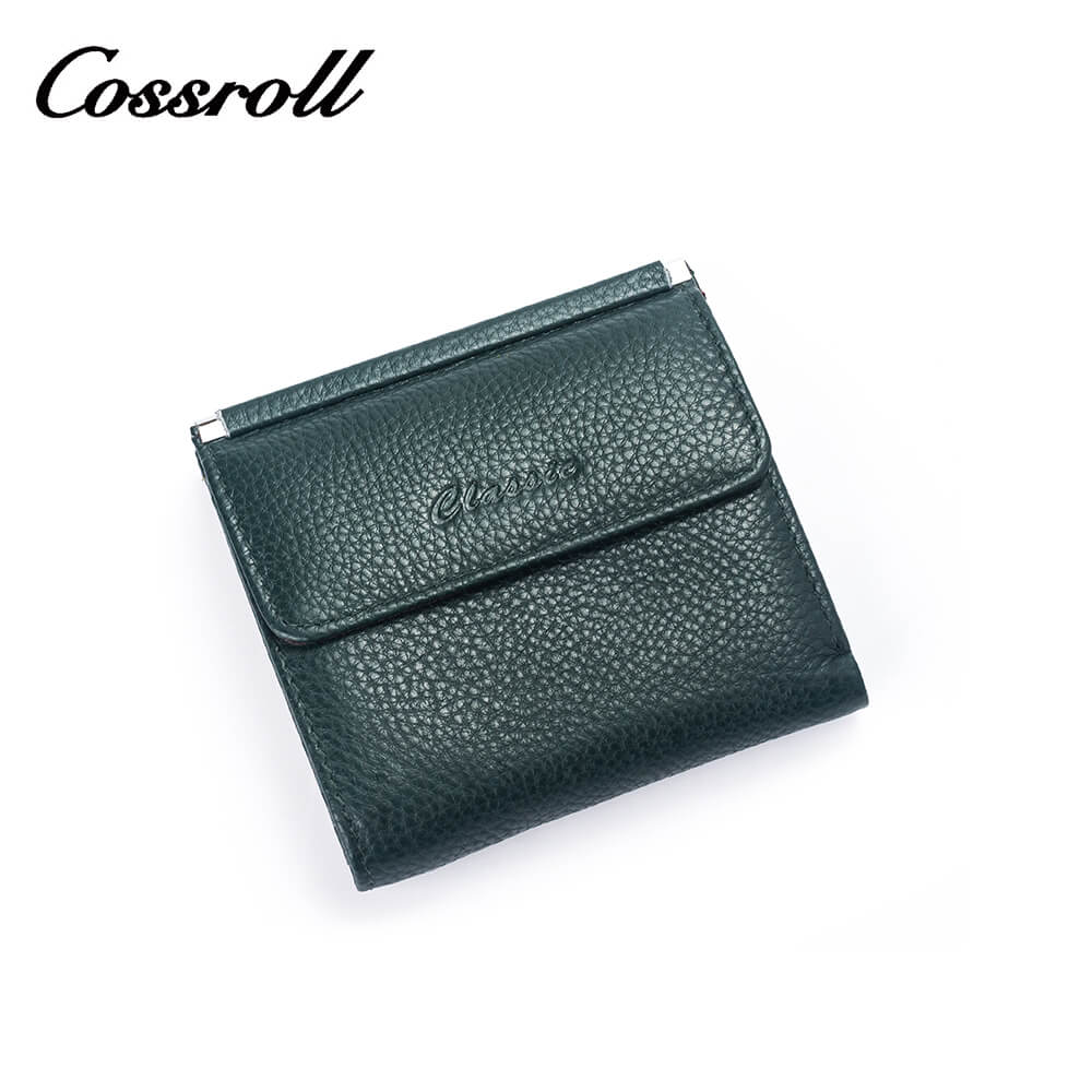 Small Coin Purse Cowhide Leather Wallet Manufacturer