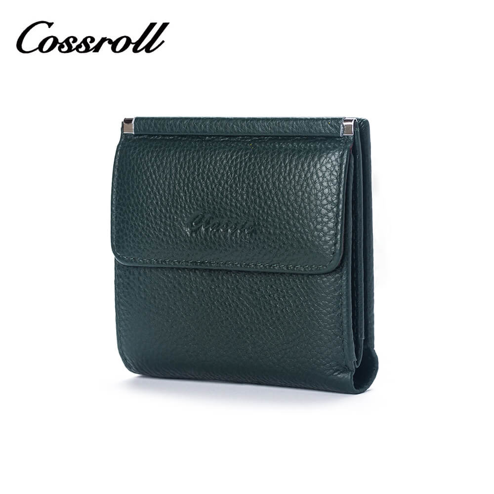 Small Coin Purse Cowhide Leather Wallet Manufacturer