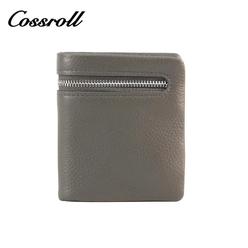 Genuine Cowhide Leather Bifold Short Wallets - Cossroll Leather