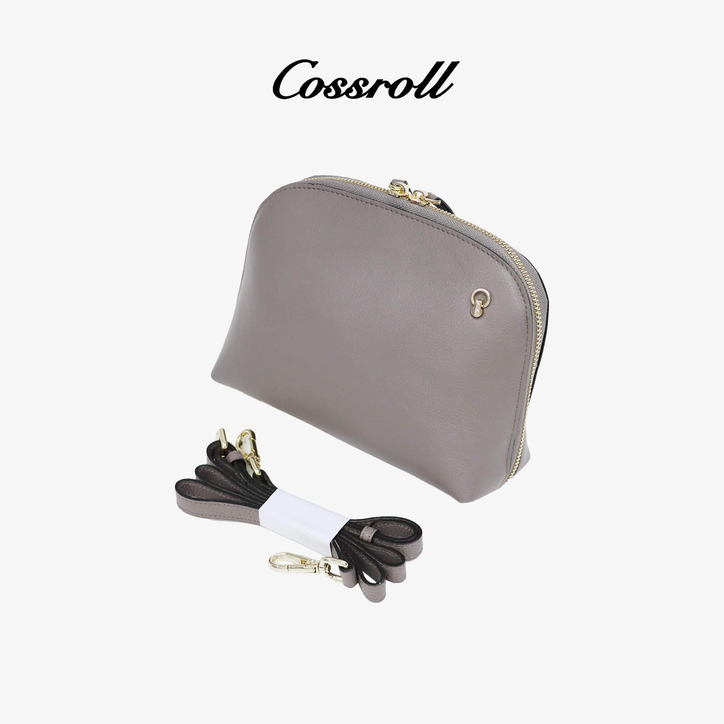 Round Zip Small Phone Bag Leather Purses Wholesale - cossroll.leather