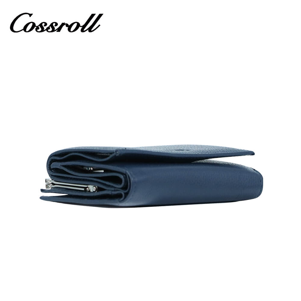 Cossroll Women Leather Coin Purse Trifold Short Wallets Wholesale Manufacturer