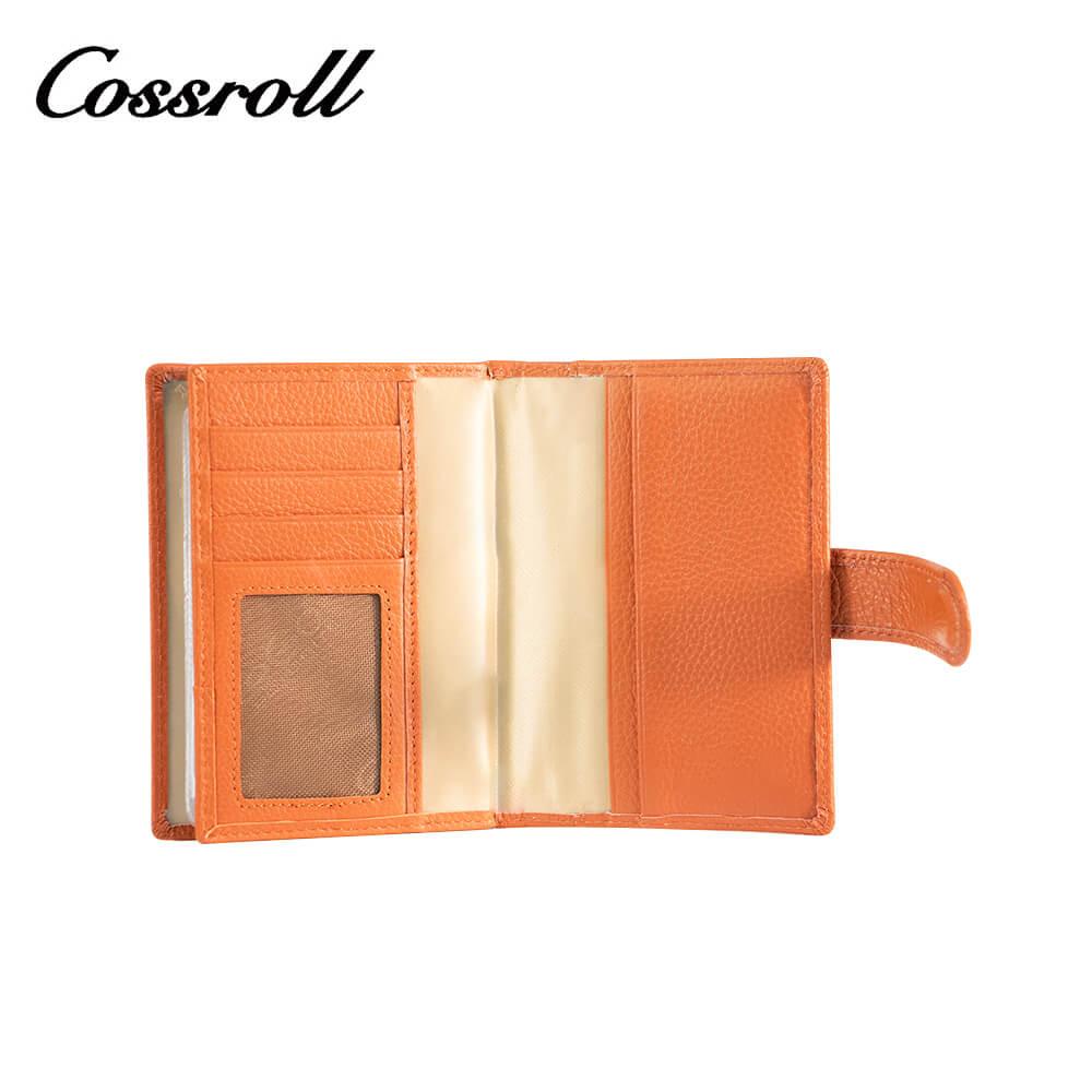 Bifold Genuine Leather Short Card Wallet