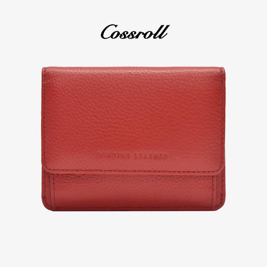 Customized Leather Short Wallets Bifold Card Slots - cossroll.leather