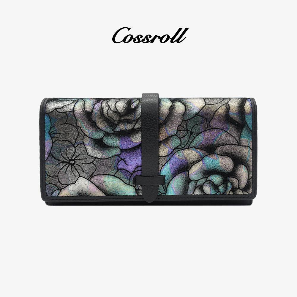 Flower Prints Women Leather Wallets Manufactuer