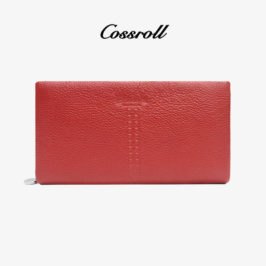 Leather Clutch Zipper Women Wallets For Wholesale - cossroll.leather