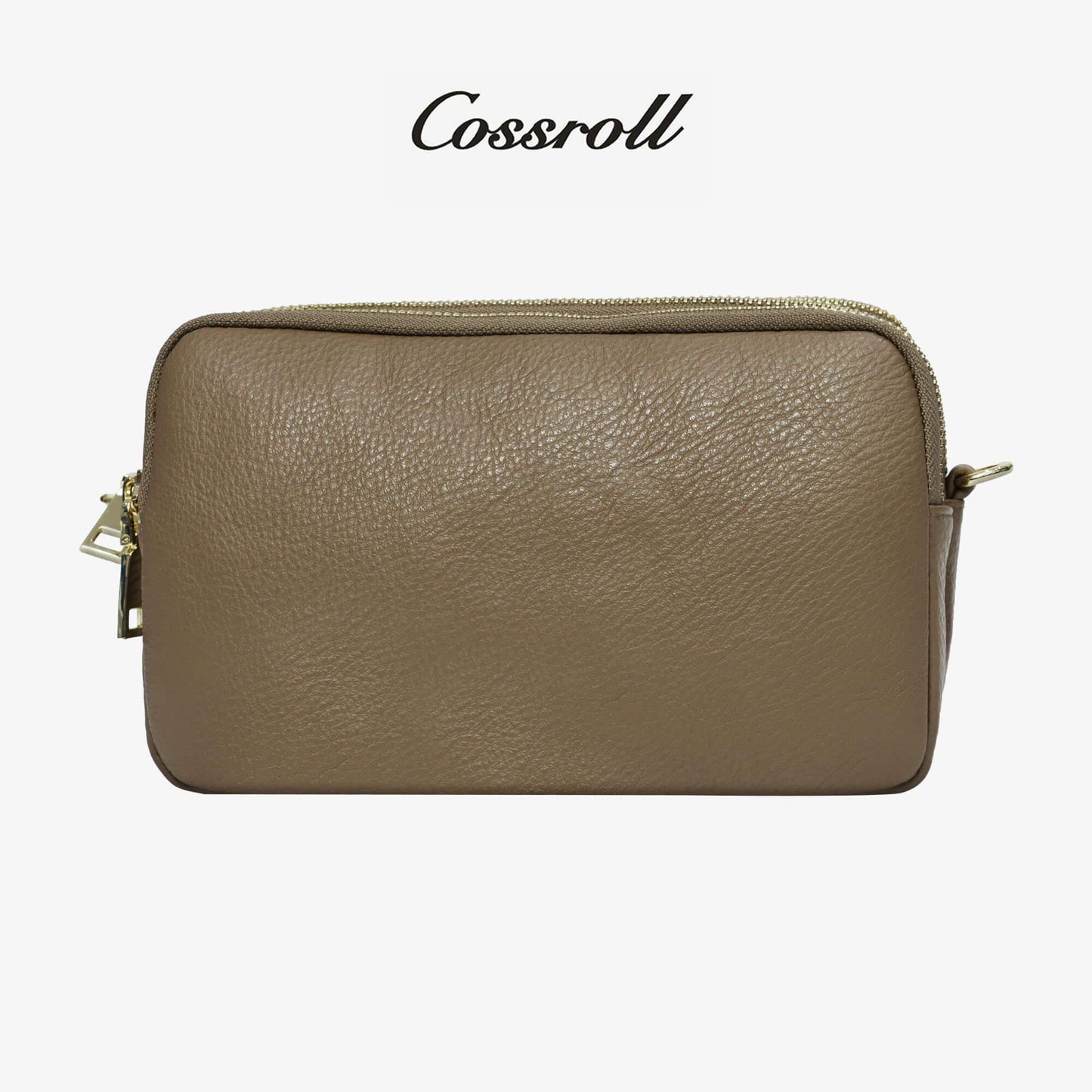 Crossbody Leather Women Bag Zipper Purse - cossroll.leather