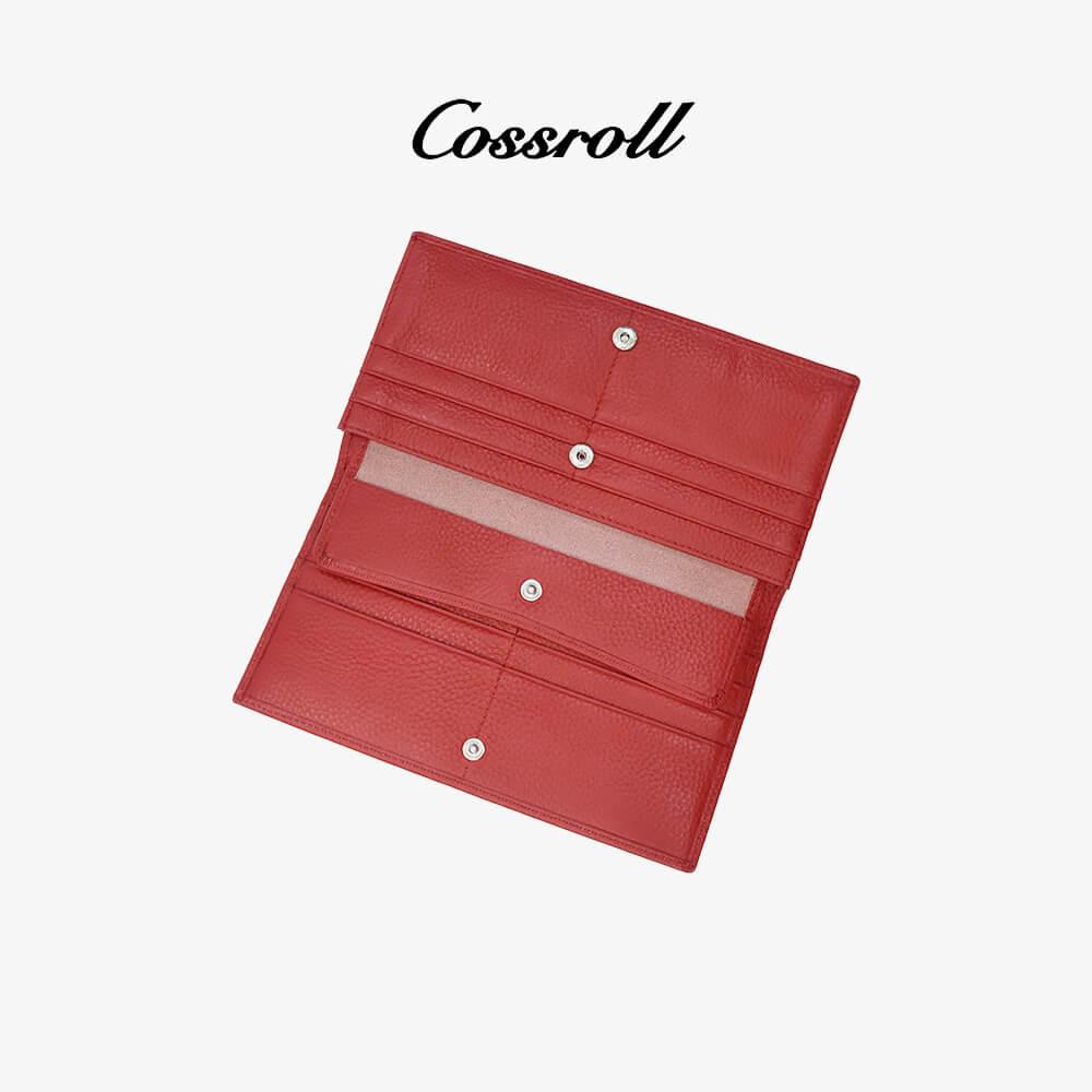 Women Minimalist Leather Wallets Bifold - cossroll.leather