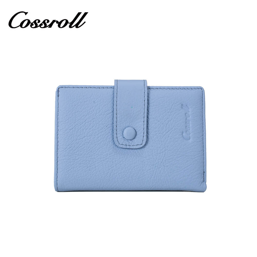 Small Coin Purse Cowhide Leather Wallet Manufacturer