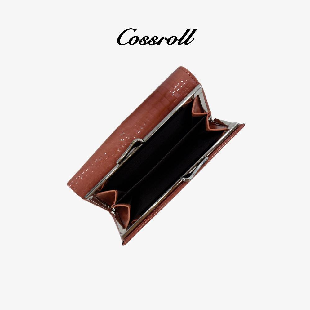 Crocodile Leather Trifold Short Wallet - cossroll.leather