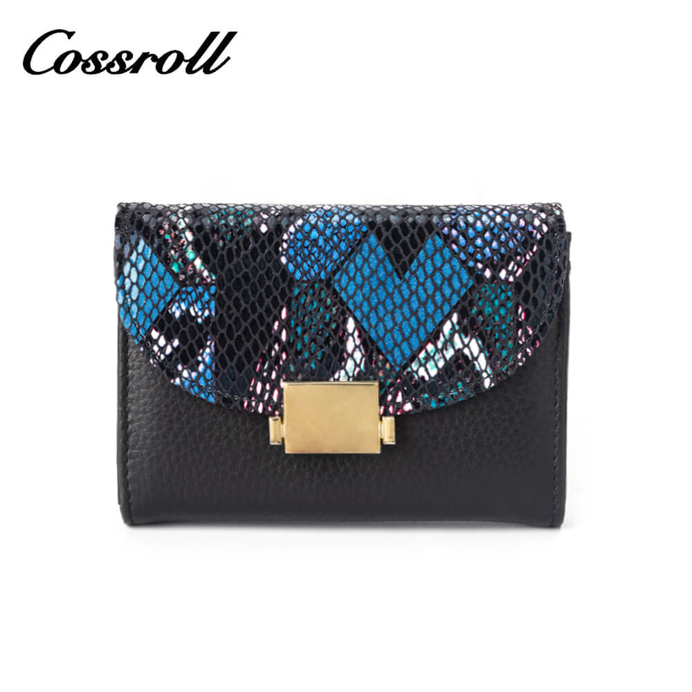 Cossroll Ladies Snakeskin Genuine Leather Wallets Manufacturer