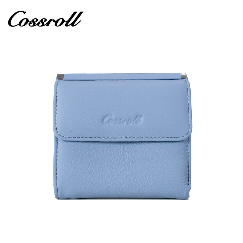 Small Coin Purse Cowhide Leather Wallet Manufacturer