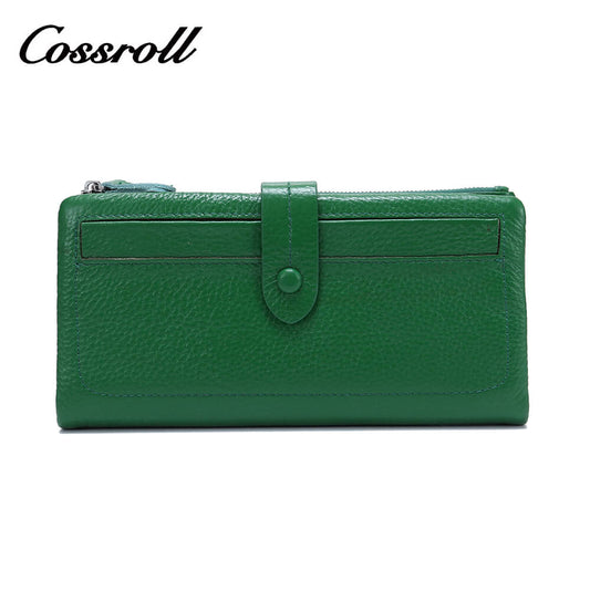 Cossroll Unisex Genuine Lychee Leather Wallets Manufacturer