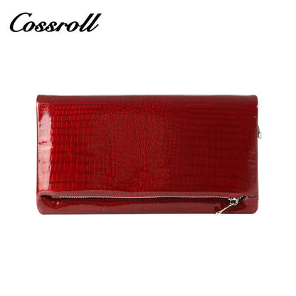 Women Long Patent Leather Wallet Manufacturer