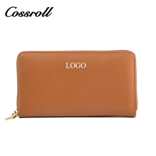 Cossroll Around Zipper Leather Wallets Wholesale