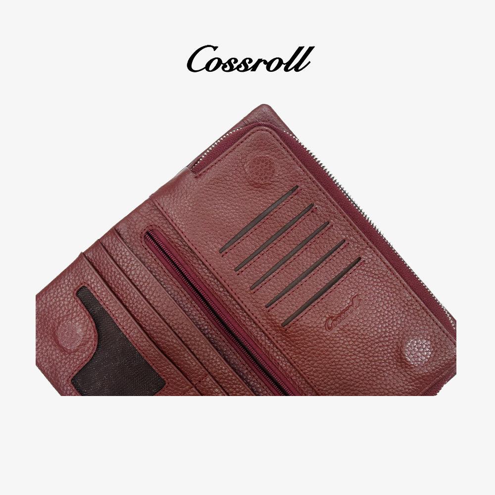 Customized Genuine Leather Wallets Wholesale Card Slots - cossroll.leather