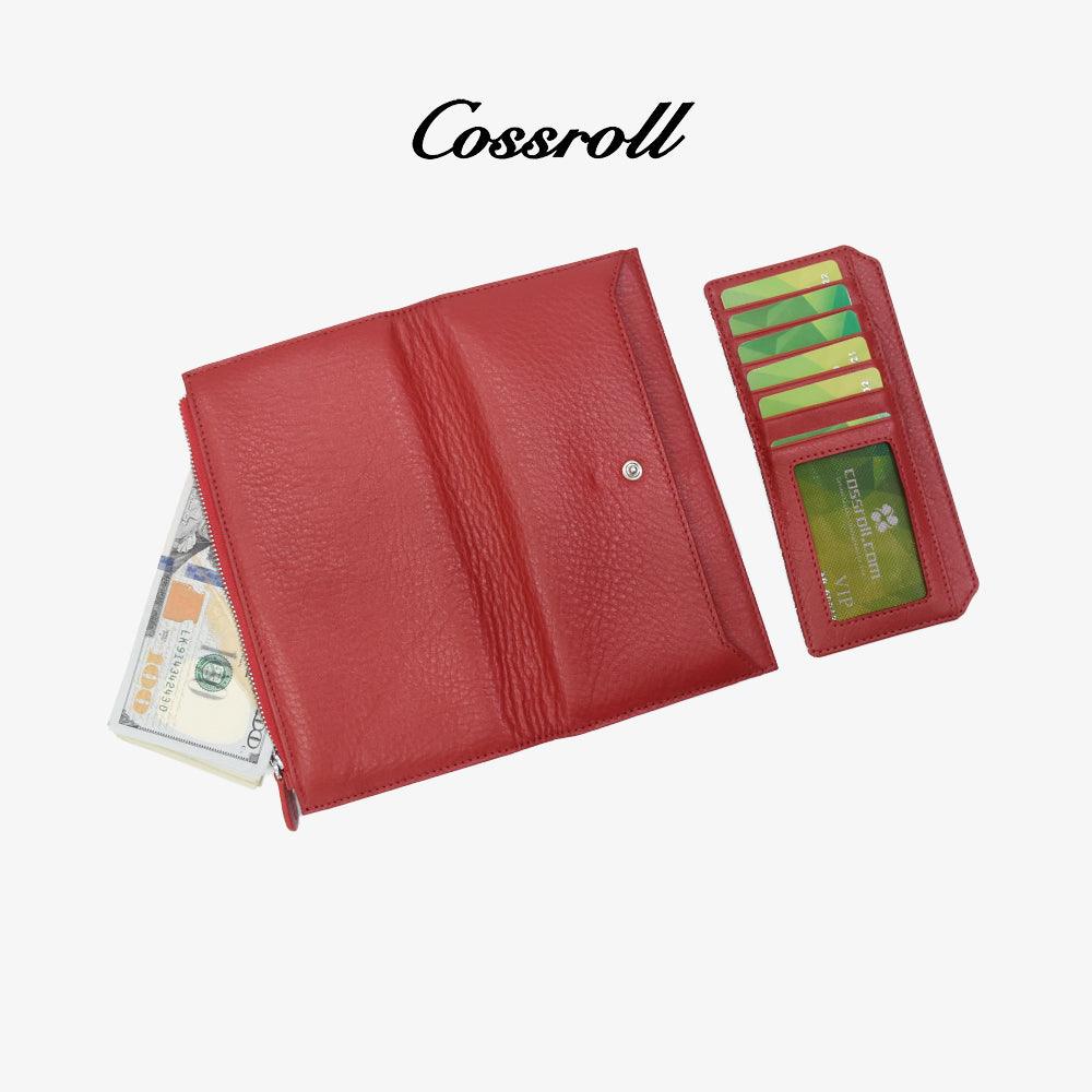 Women Long Genuine Leather Wallet Manufacturer