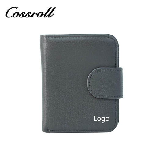 Cossroll Leather Cowhide Leather Bifold Short Wallets Wholesale