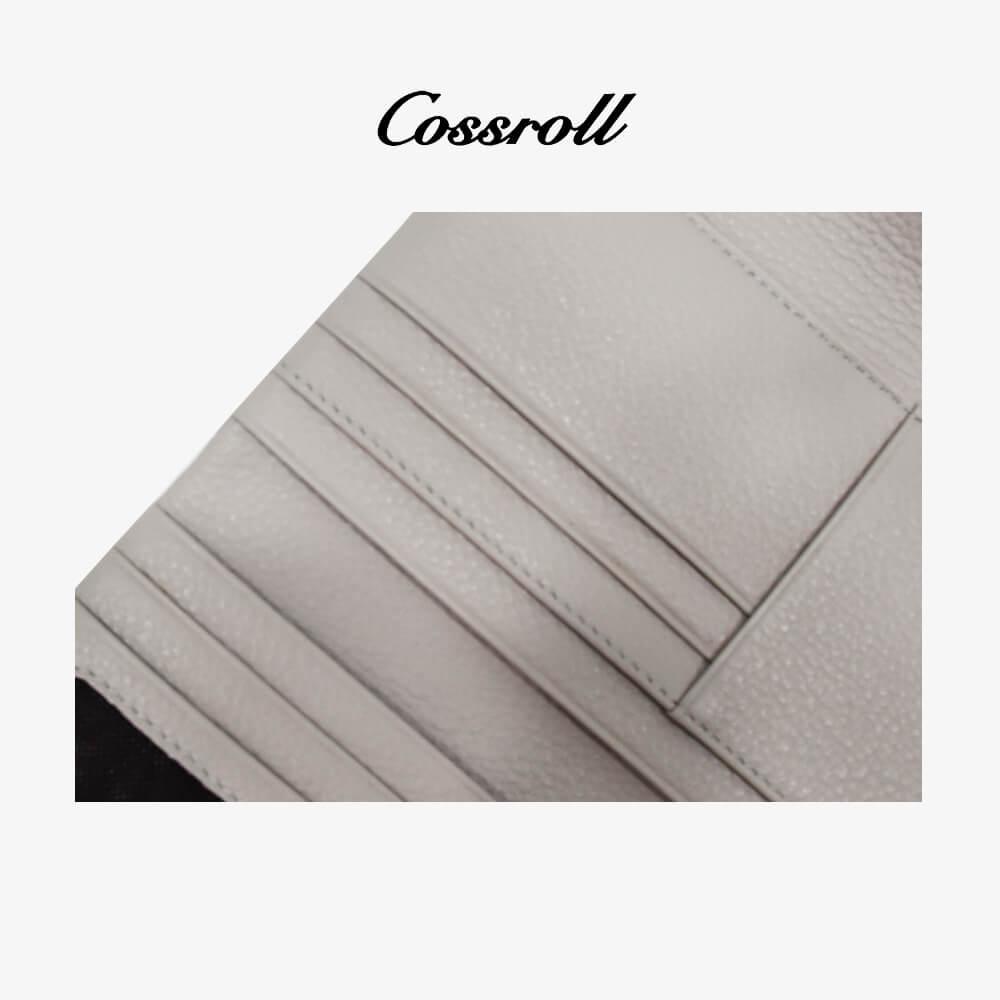 Women Leather Wallets Minimalist RFID Blocking - cossroll.leather