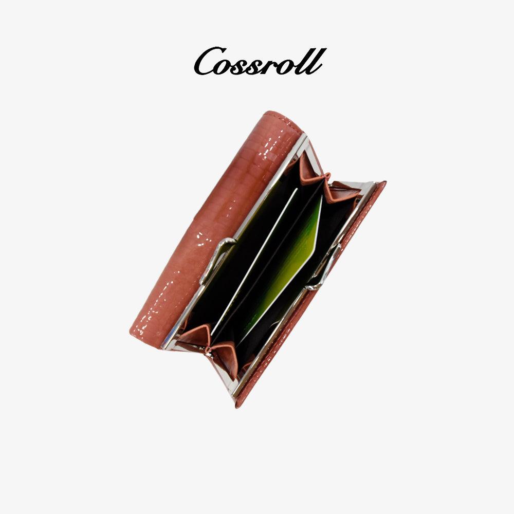 Crocodile Leather Trifold Short Wallet - cossroll.leather