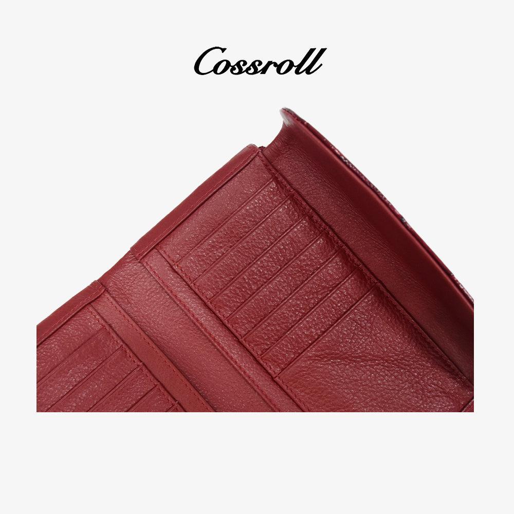 Glossy Clutch Leather Women Wallets Wholesale - cossroll.leather