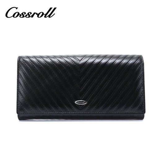 Cossroll Embossed Texture Genuine Leather Wallets Manufacturer