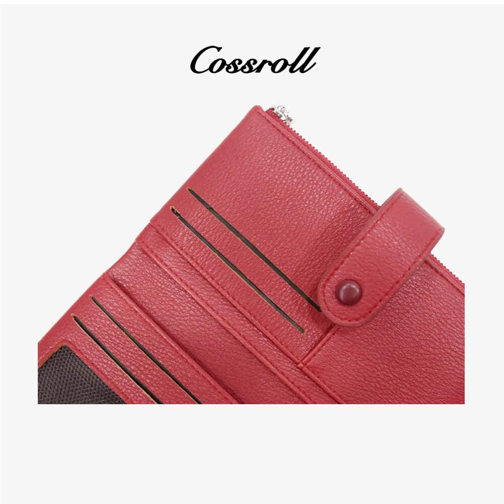 Zipper Wallets Card Slots Bigfold Wholesale Handmade - cossroll.leather