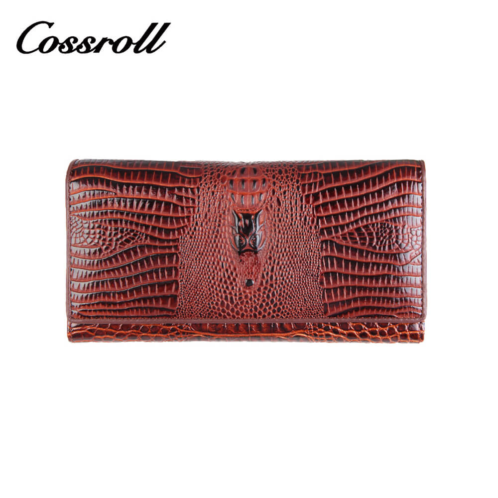 Bifold Vintage Dragon Lady Long Leather Wallets Manufacturer