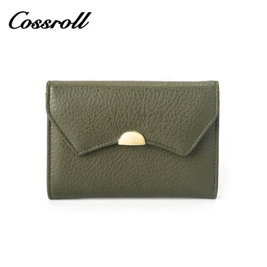 Lychee Womens Leather Short Wallet Manufacturer