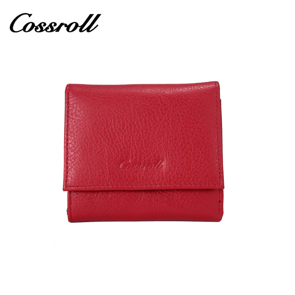 Coin Purse Small Cowhide Leather Wallet Manufacturer