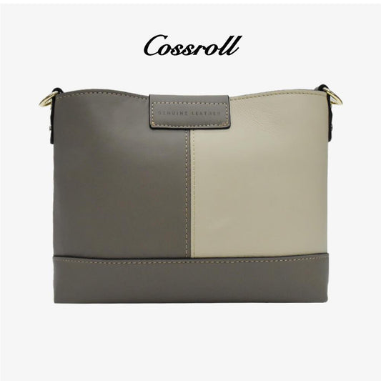 Leather Patchwork Crossbody Small Bag For Women - cossroll.leather