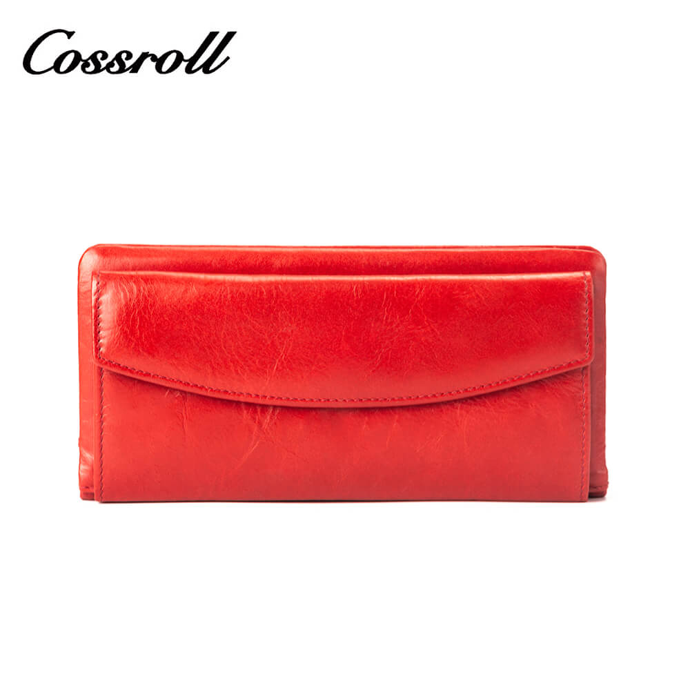 Cossroll Cowhide Waxed Leather Wallets Manufacturer